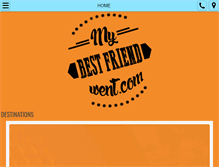 Tablet Screenshot of mybestfriendwent.com